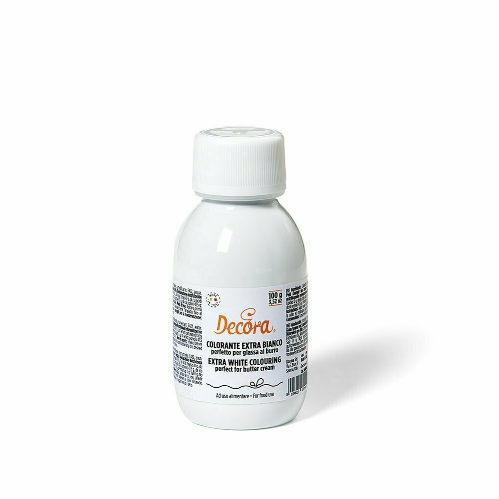 Colorante extra bianco in gel - NO E171 - per crema al burro
