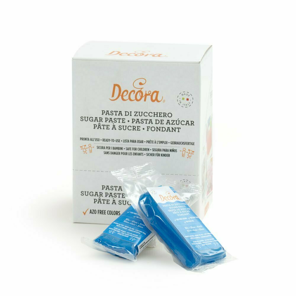 Pasta di zucchero 100 g -  blu