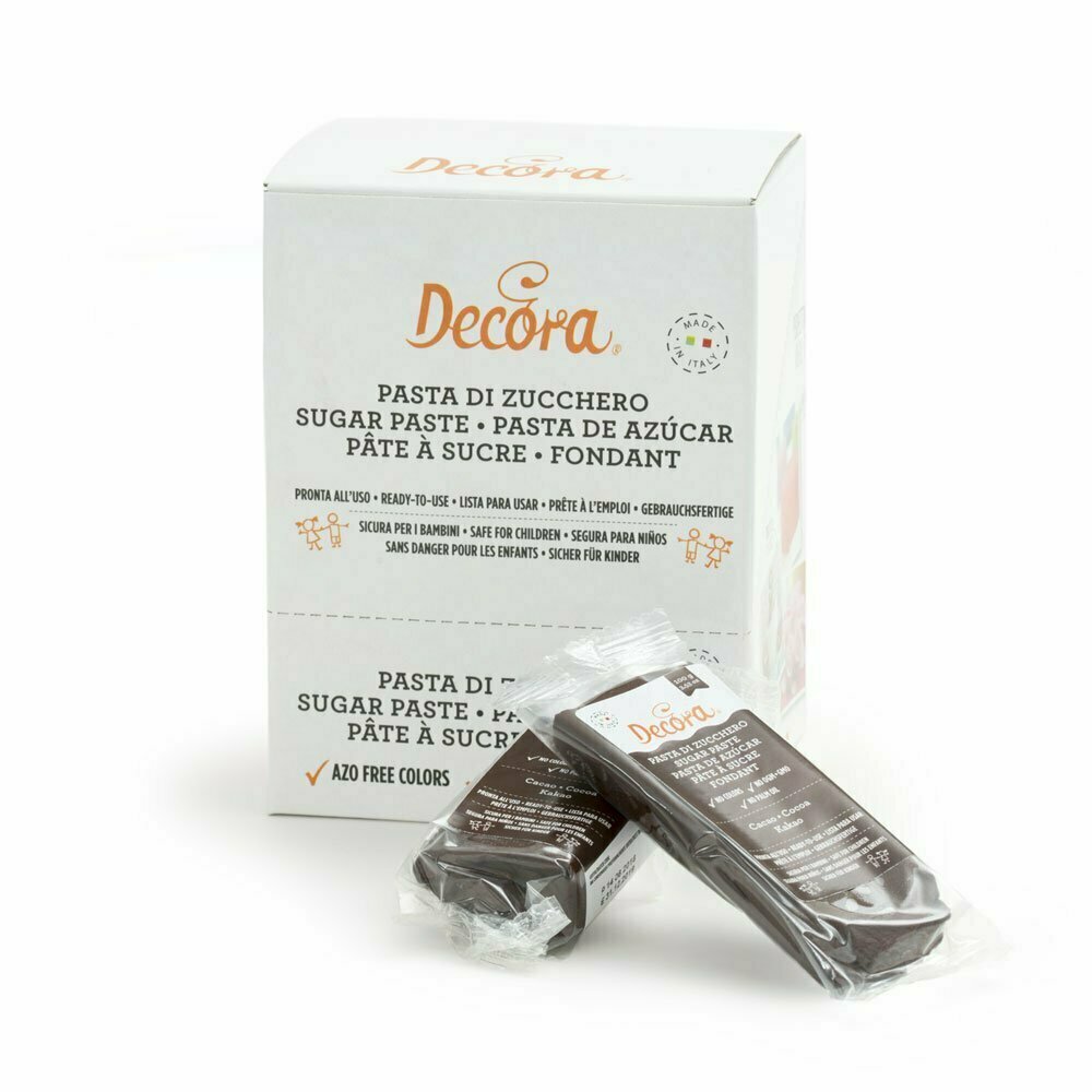 Pasta di zucchero 100 g - marrone cacao