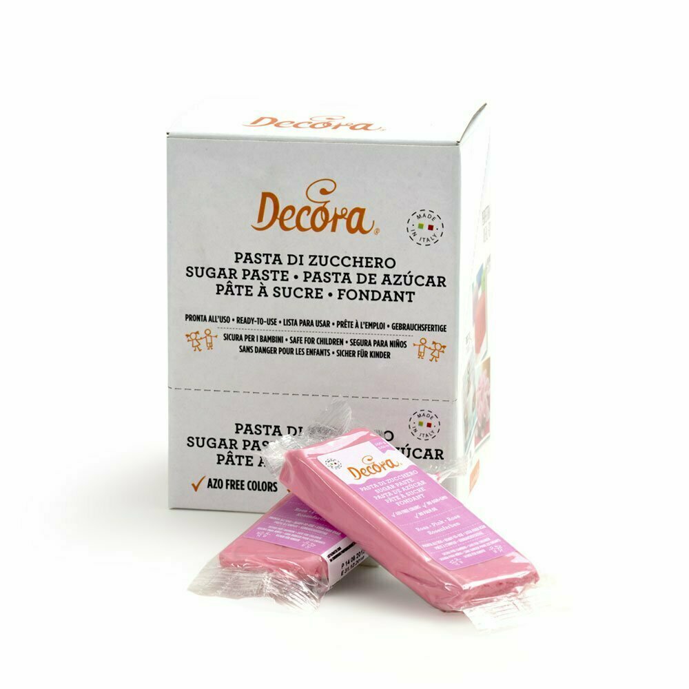 Pasta di zucchero 100 g - rosa
