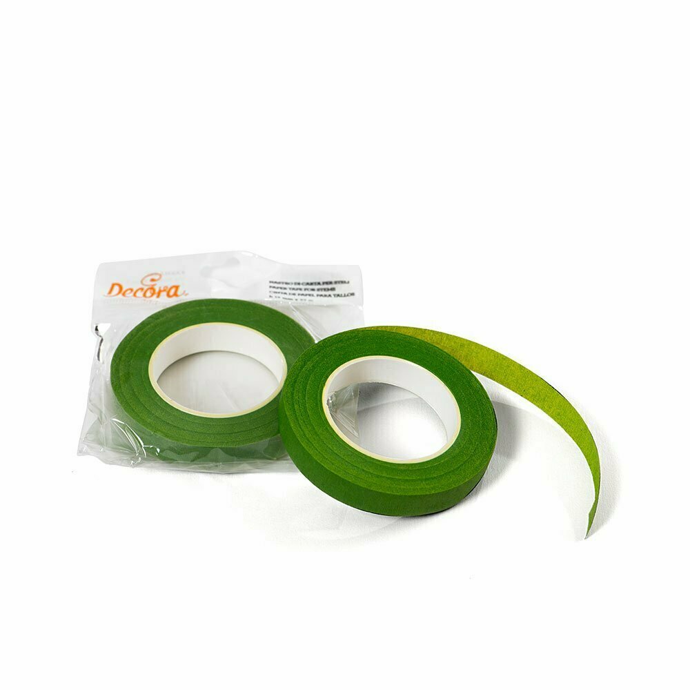 Nastro per steli/gutaperga - verde