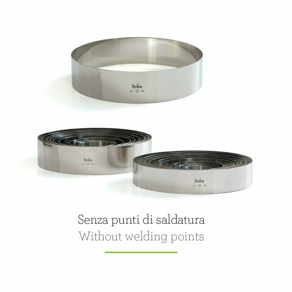 Anello inox  - 10 x 4,5 h cm