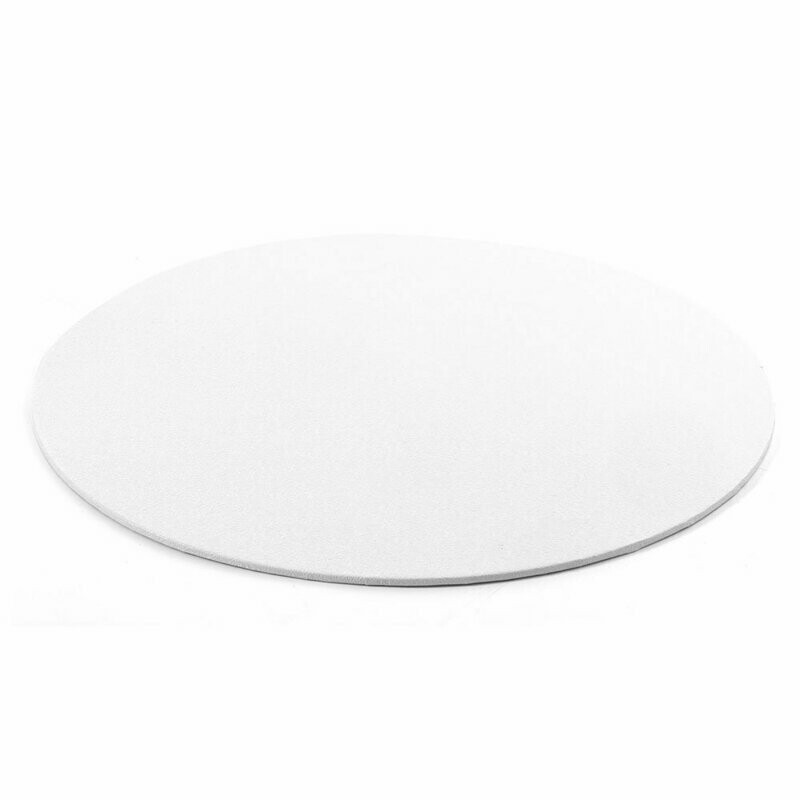 Sottotorta rigido sottile bianco - 30 cm