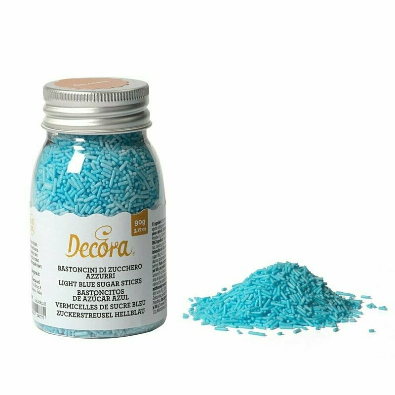 Bastoncini di zucchero - azzurro chiaro