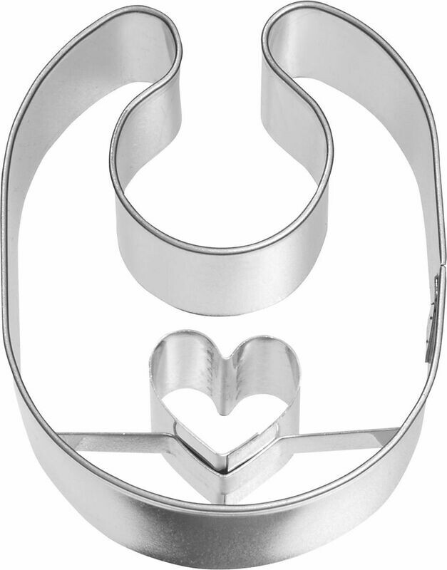 Tagliabiscotti - bavaglino con il cuore