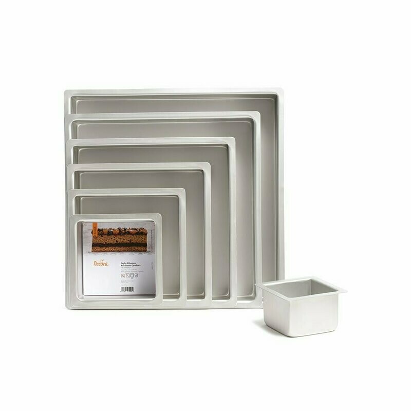 Teglia professionale quadrata - 15 x 15 x 10h cm