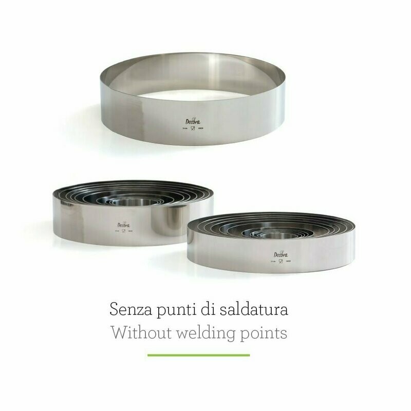 Anello inox - 18 x 4,5 h cm