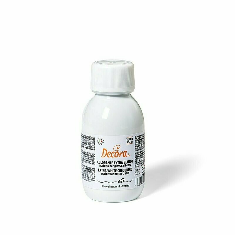 Colorante extra bianco in gel - NO E171 - per crema al burro