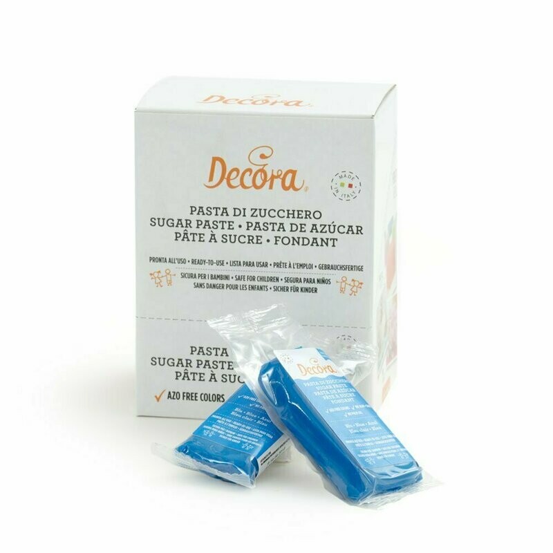Pasta di zucchero 100 g -  blu