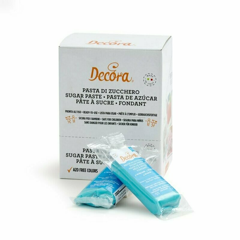 Pasta di zucchero 100 g -  azzurro
