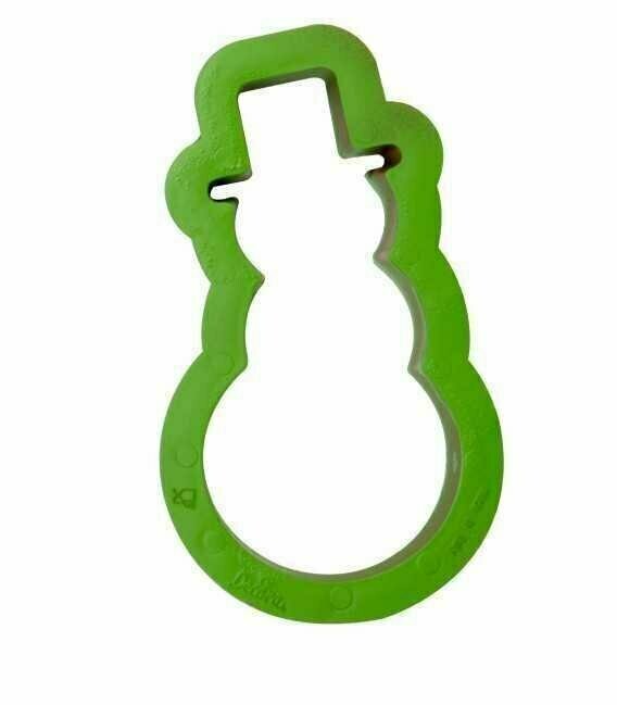 Tagliabiscotti -  pupazzo di neve verde