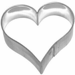 Tagliabiscotti - cuore 13 cm