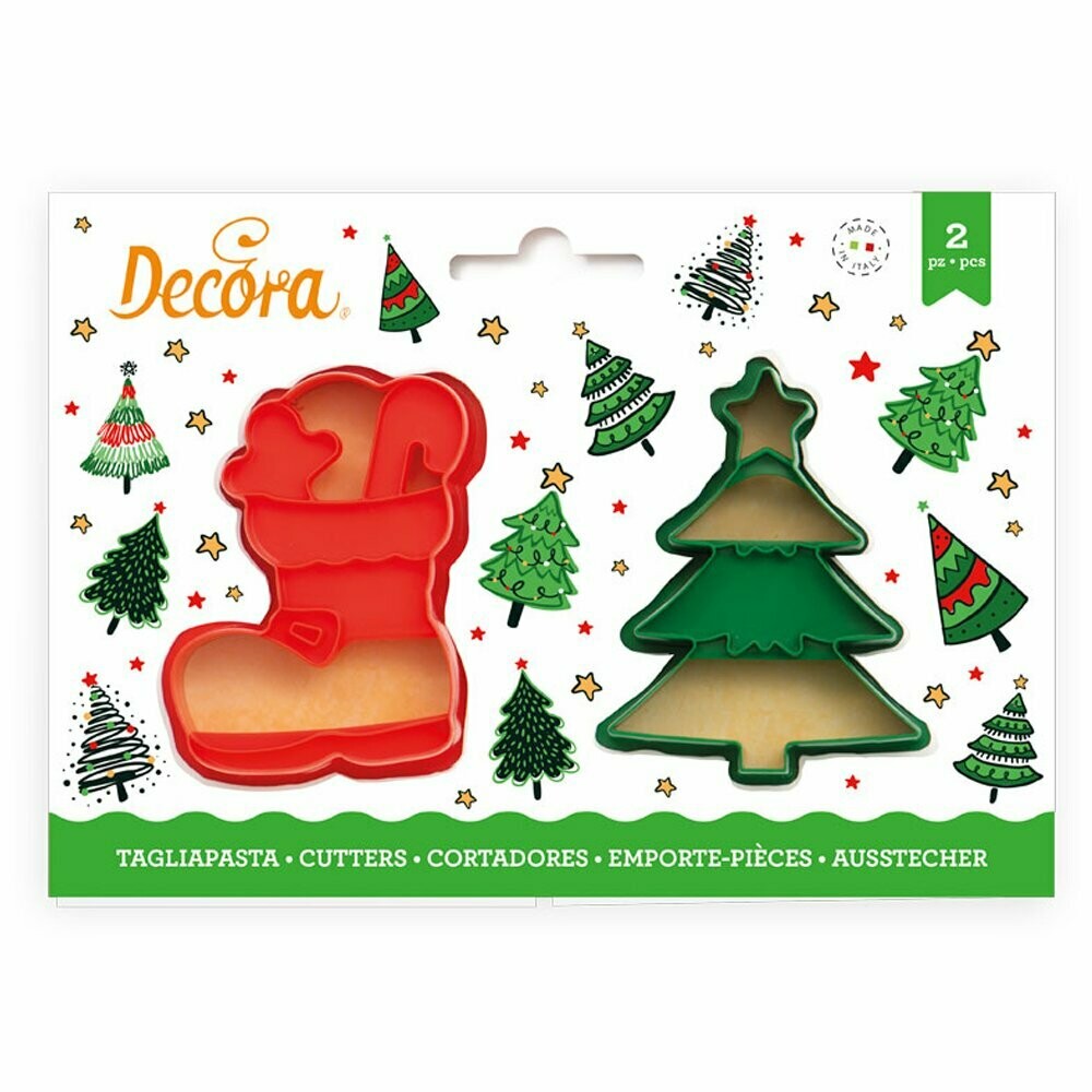 Set di tagliabiscotti - Abete e scarpone