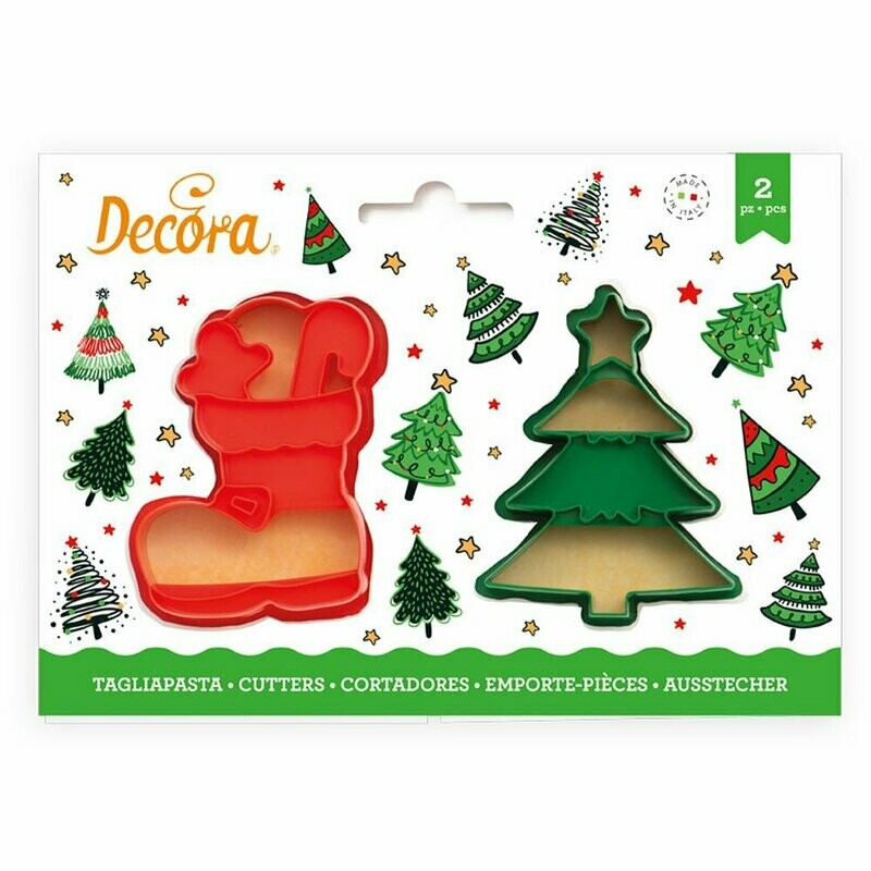 Set di tagliabiscotti - Abete e scarpone
