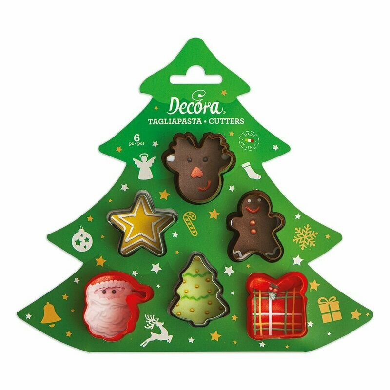 Set di mini-tagliabiscotti - Natale