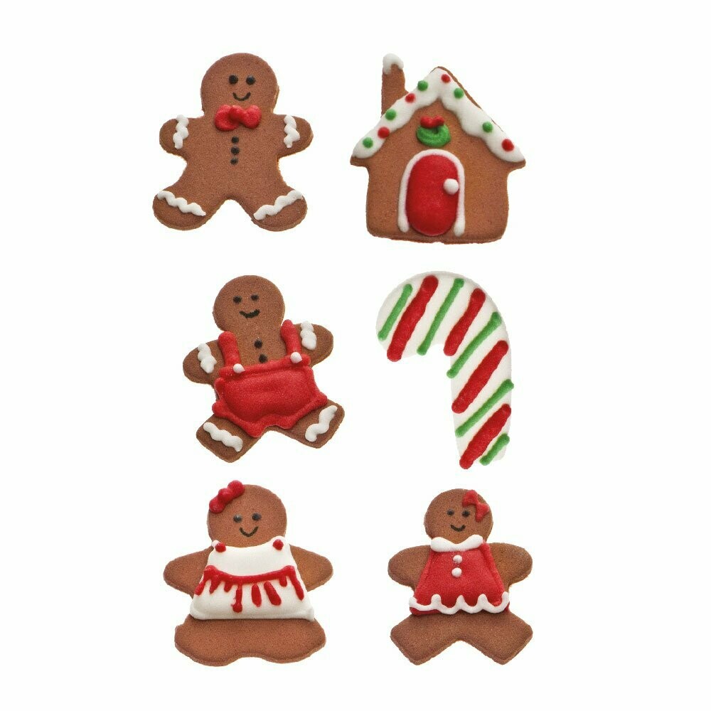 Famiglia gingerbread-man