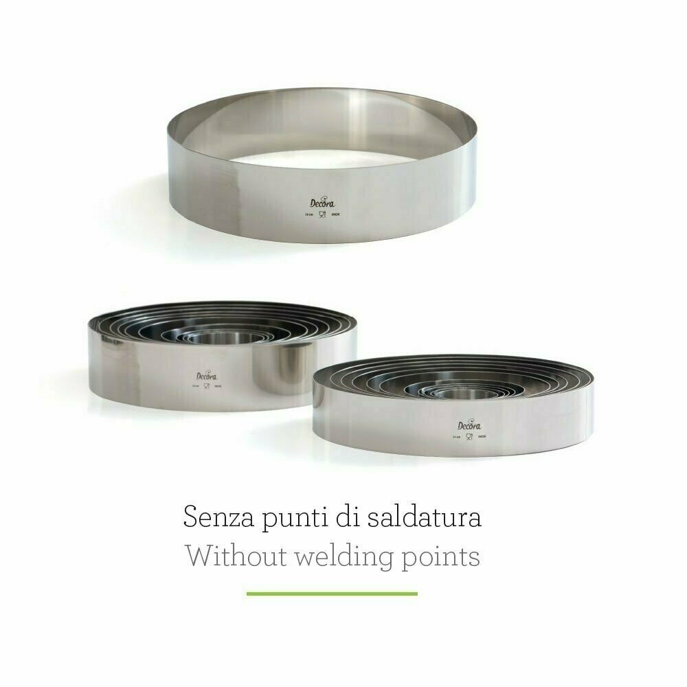 Anello  inox - 22 x 4,5 h cm