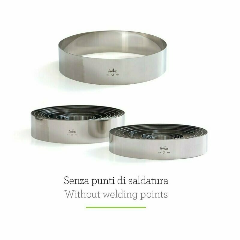 Anello  inox - 22 x 4,5 h cm