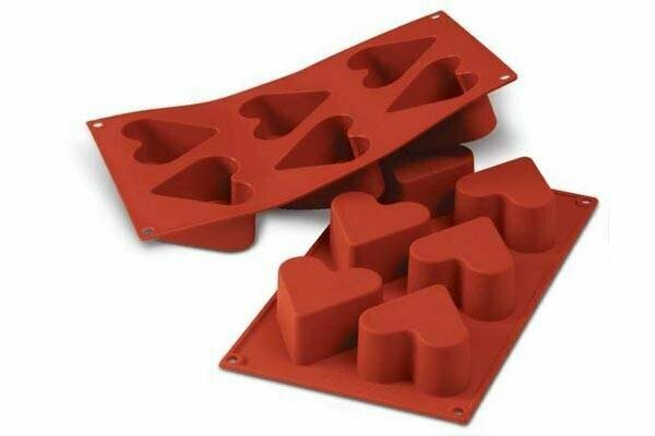 Stampo in silicone - muffin "cuore"