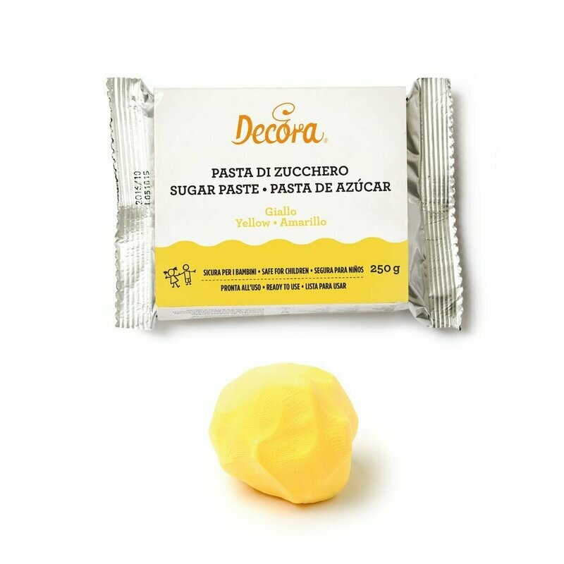 Pasta di zucchero 250 g - giallo