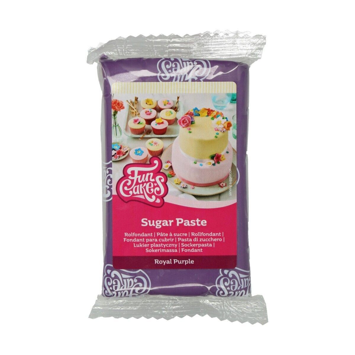 Pasta di zucchero 250 g - viola royal