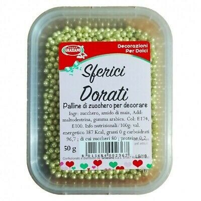 Perle di zucchero - oro