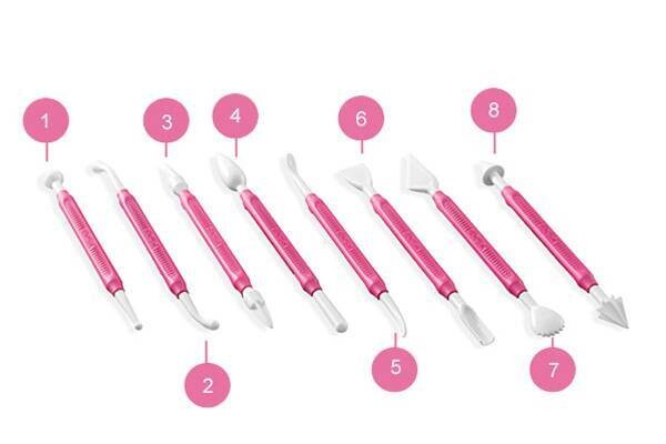 Set di attrezzi per modelling