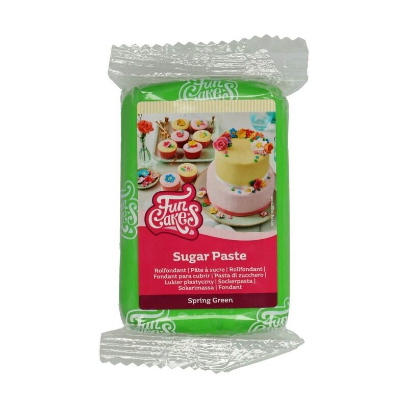 Pasta di zucchero 250 g - verde primavera