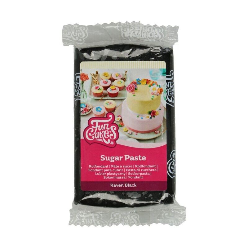 Pasta di zucchero 250 g - nero