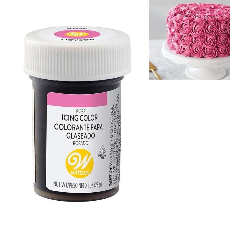 Colorante in gel Wilton - rosa antico / fucsia