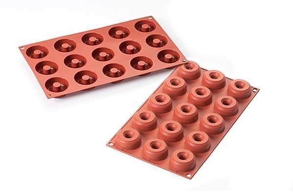 Stampo in silicone - mini-Donuts / mini-ciambelle