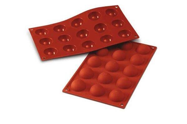 Stampo in silicone - Semisfera 4,5 cm