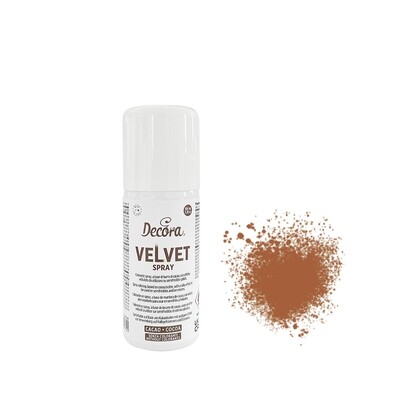 Colorante spray effetto velluto - marrone 100 ml