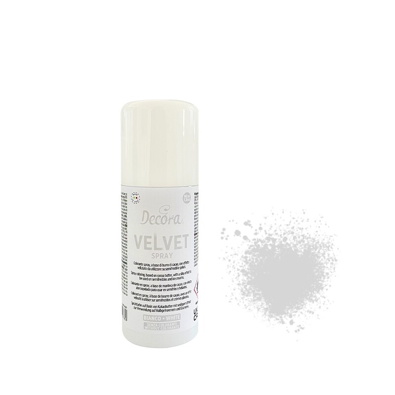 Colorante spray effetto velluto - bianco 100 ml