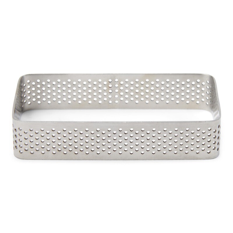 Anello microforato rettangolare  - 10 x 6 x 2 cm
