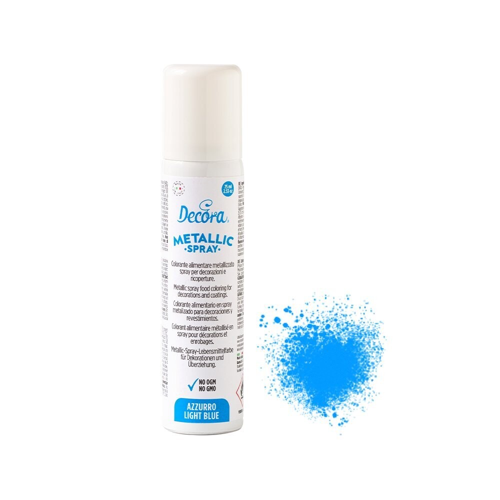 Colorante spray perlato - azzurro