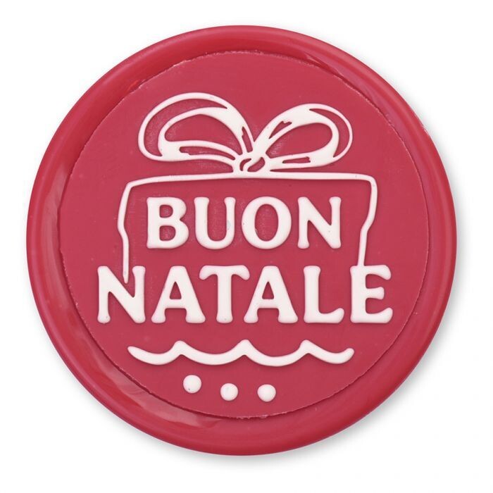 Tondo in cioccolato Buon Natale - modello 1
