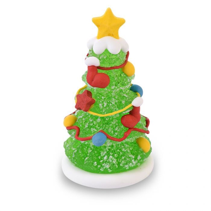 Decorazione 3D in zucchero e gelatina - Abete Decorazione 3D in zucchero e gelatina - Abete