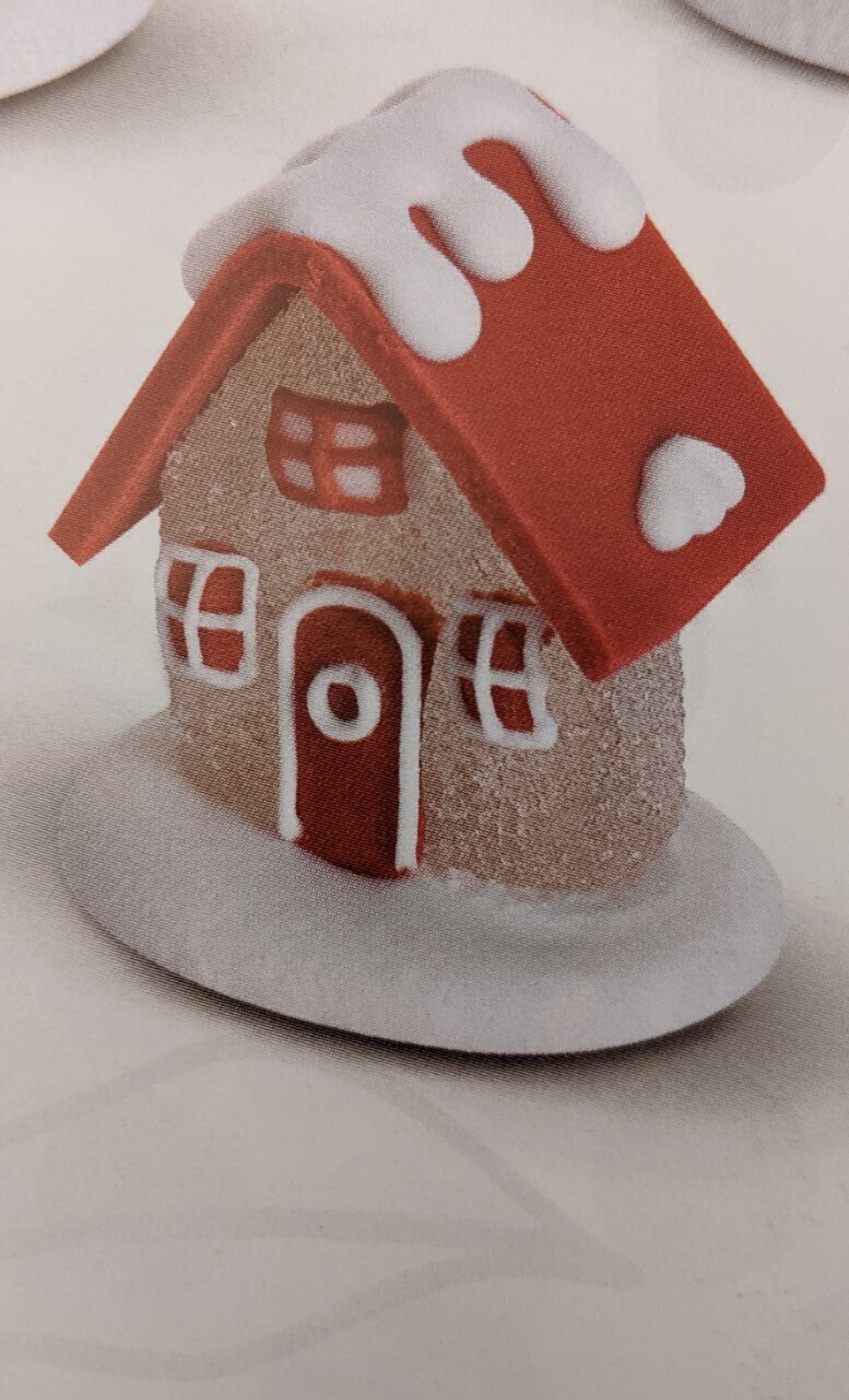 Decorazione 3D in zucchero e gelatina - Casetta 9 Decorazione 3D in zucchero e gelatina - Casetta 9