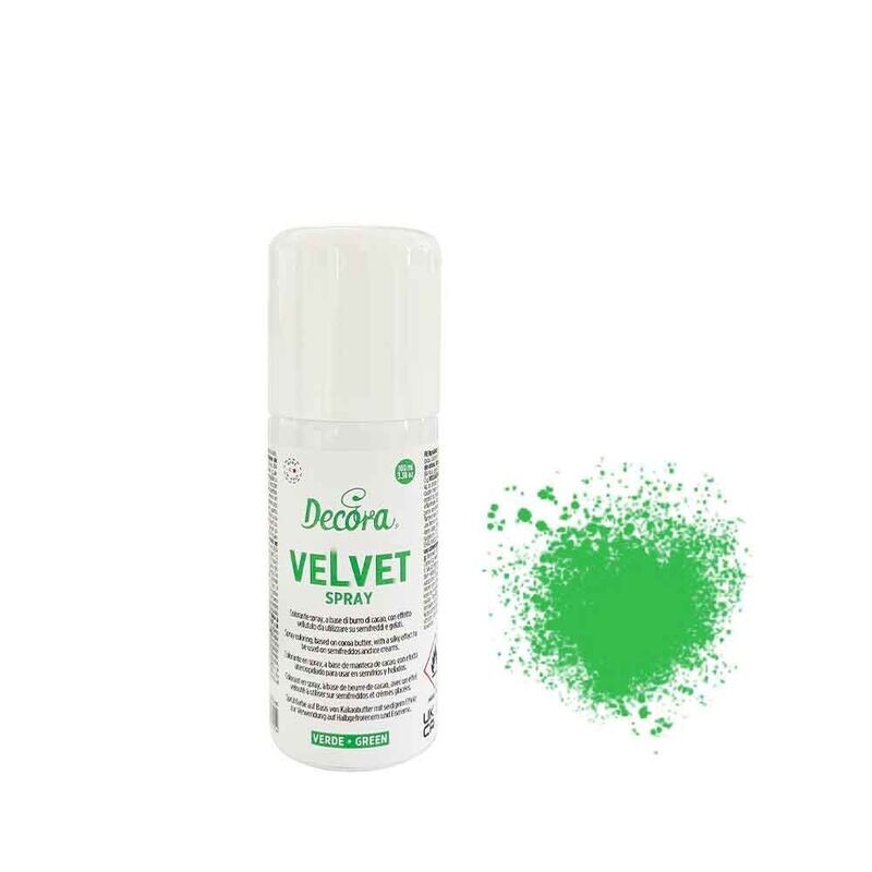 Colorante spray effetto velluto - verde 100 ml
