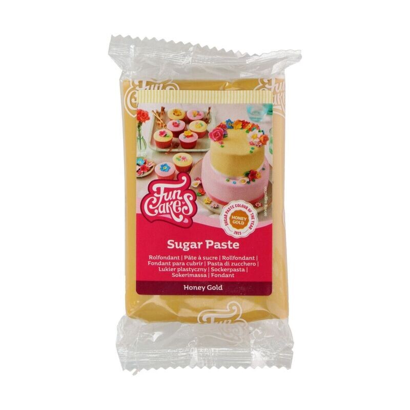 Pasta di zucchero 250 g - honey gold