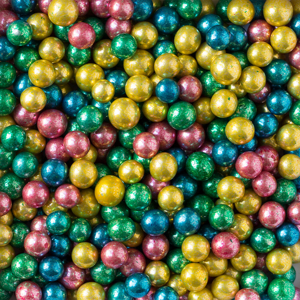 Perle di zucchero - mix metallizzato