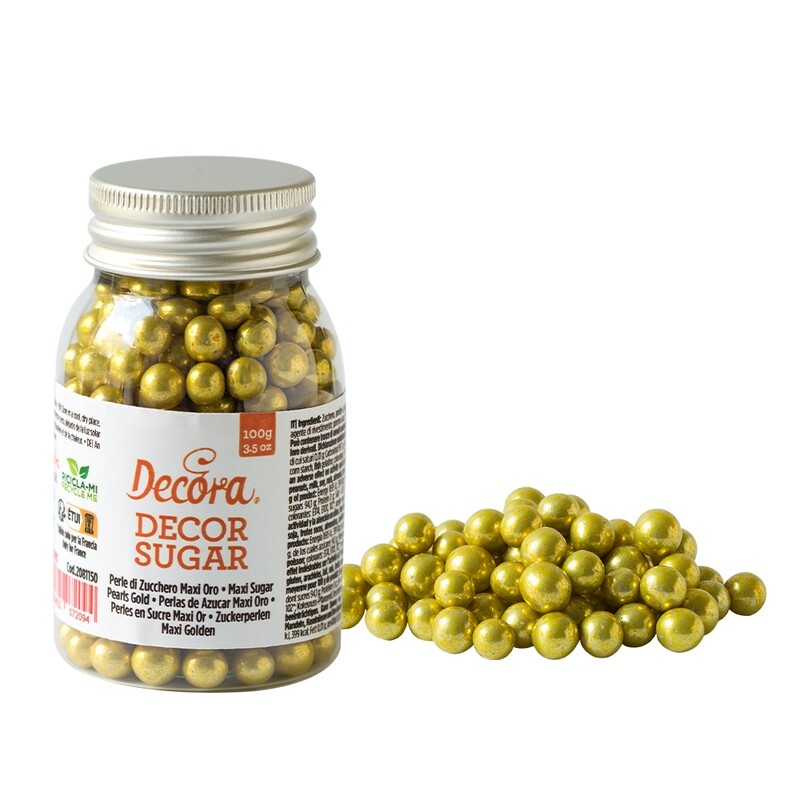 Maxi perle di zucchero - oro