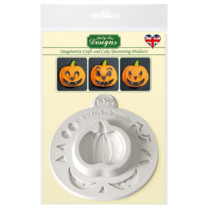 Stampo per fondant e pasta di gomma - Zucca Halloween
