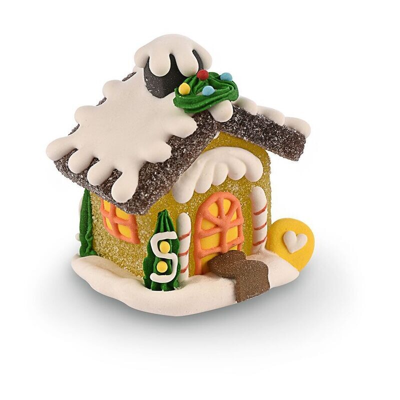 Decorazione 3D in zucchero e gelatina - Casetta 2 Decorazione 3D in zucchero e gelatina - Casetta 2