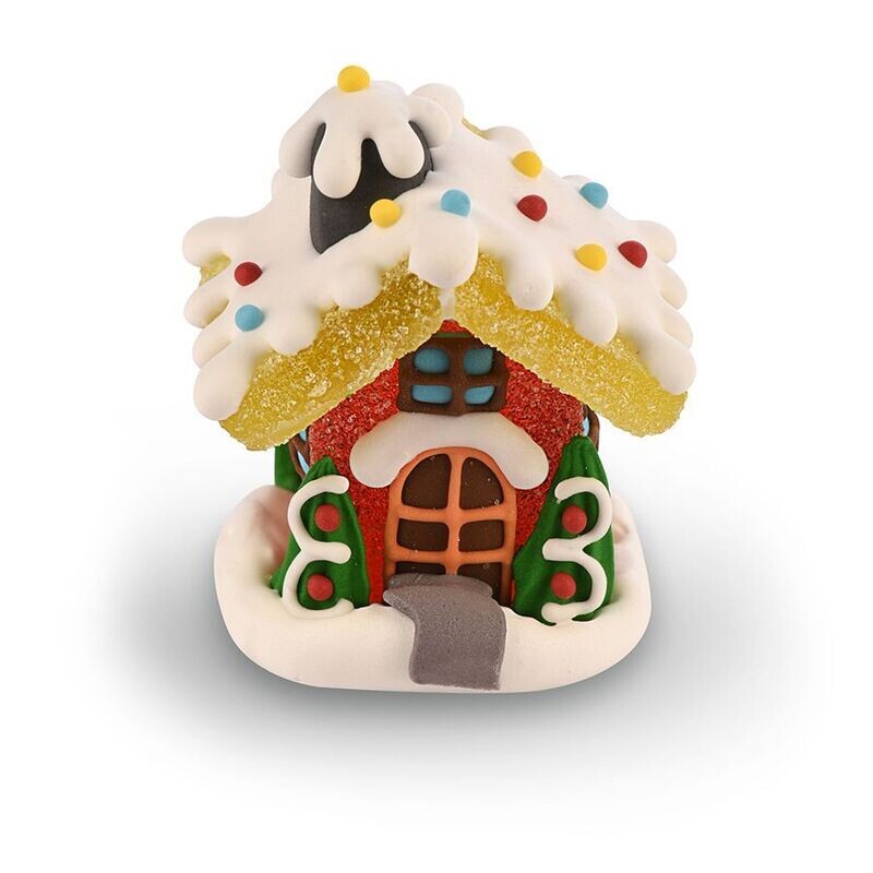 Decorazione 3D in zucchero e gelatina - Casetta 4 Decorazione 3D in zucchero e gelatina - Casetta 4