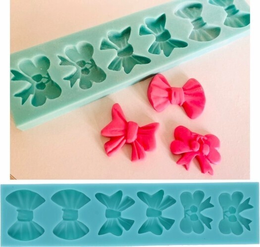 Stampo per fondant e pasta di gomma - Fiocchetti