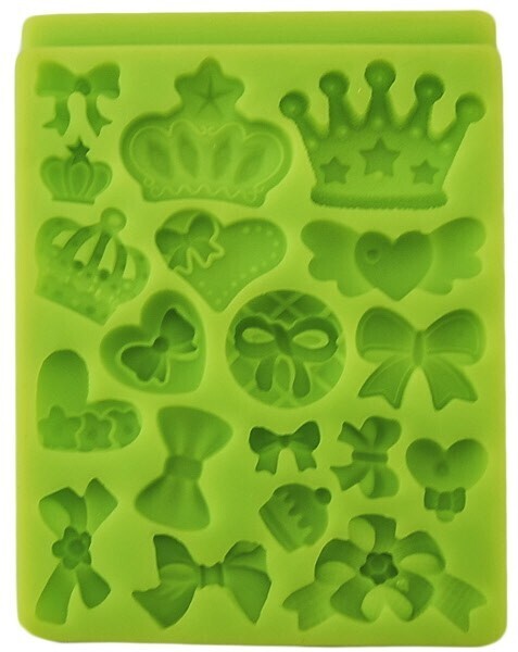 Stampo per fondant e pasta di gomma - Coroncine