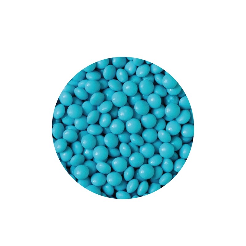 Lenti al cioccolato - Azzurro