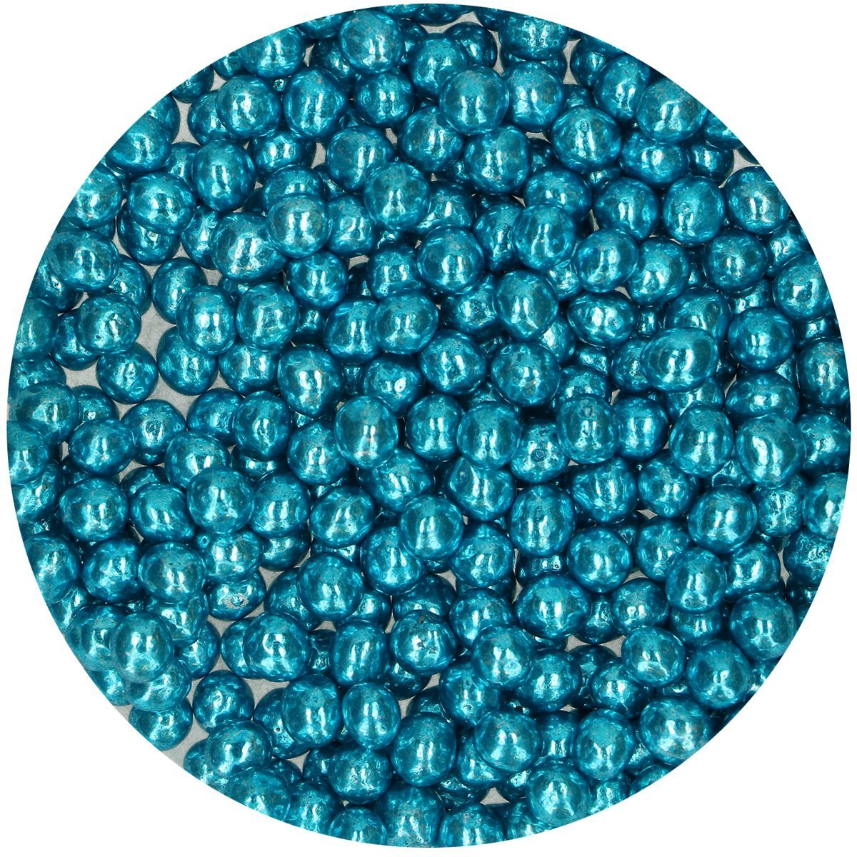 Perle di zucchero - azzurro metallizzato